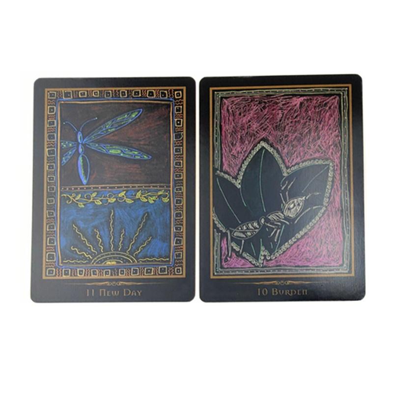 Super Shamanic Healing Oracle Cards 44 karet Balíček Tarot Anglická verze Věštění desková hra