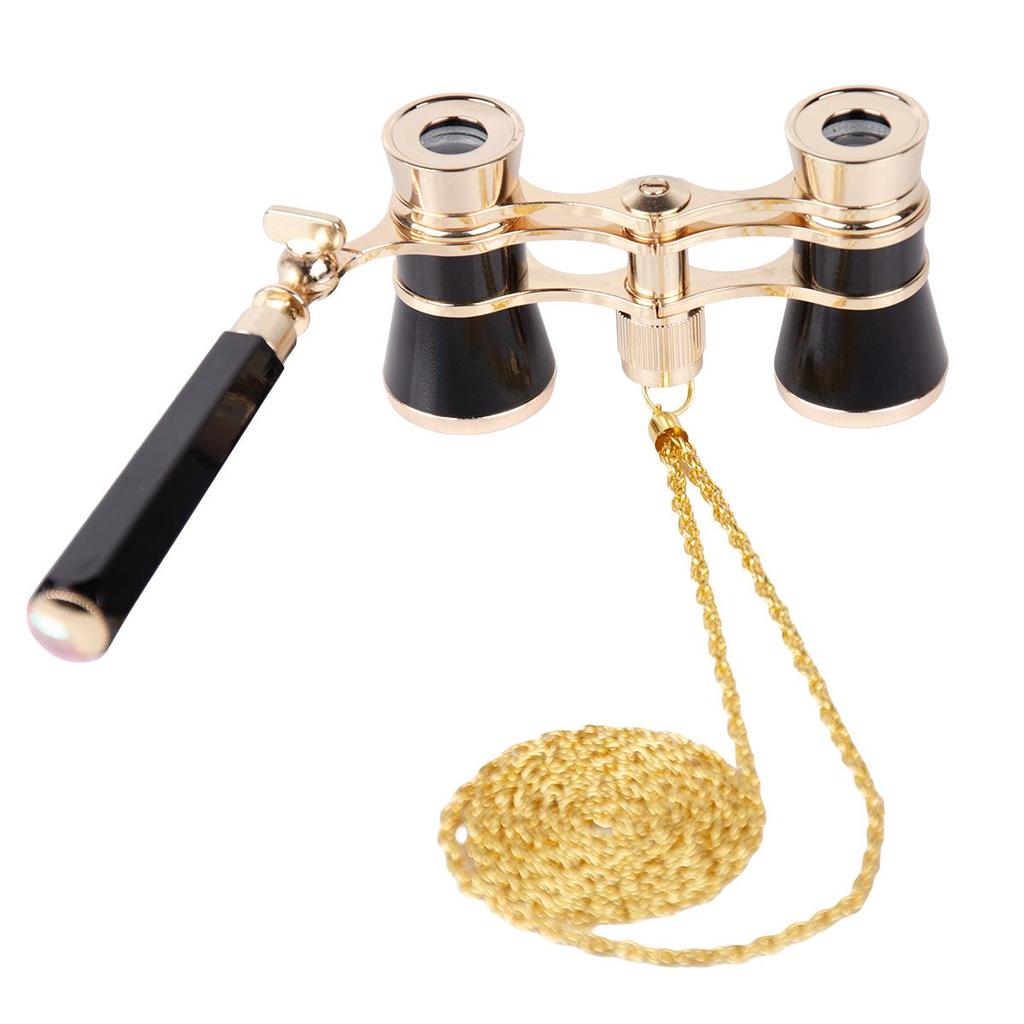 Retro Telescopic Theater Binoculars with Handle & Chain