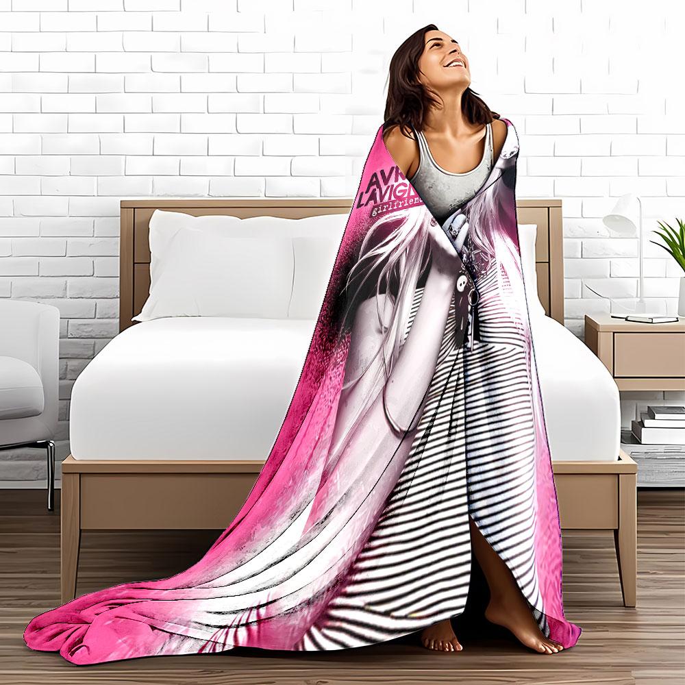 Pink Pop Art Blanket Design for All Seasons Blanket Lunch Break Throw Gift