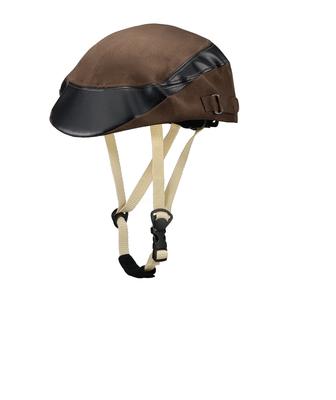 CAPOR Maple C642DQDL Dark Brown M Bicycle Helmet with Changeable Hat (56~59cm)