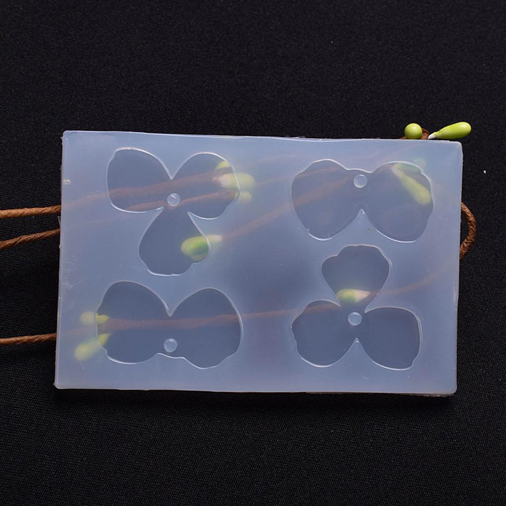 Flower Petal Silicone Molds DIY Resin Earring Jewelry Pendant Mold Nonstick