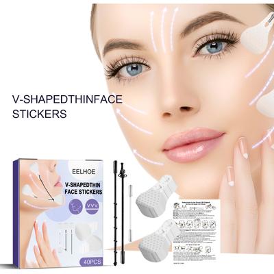 V-shaped Face Lifting Patch for Tightening and Contracting Facial Skin Lifting Chin Muscles Eliminating Swelling and Shaping Facial Patches