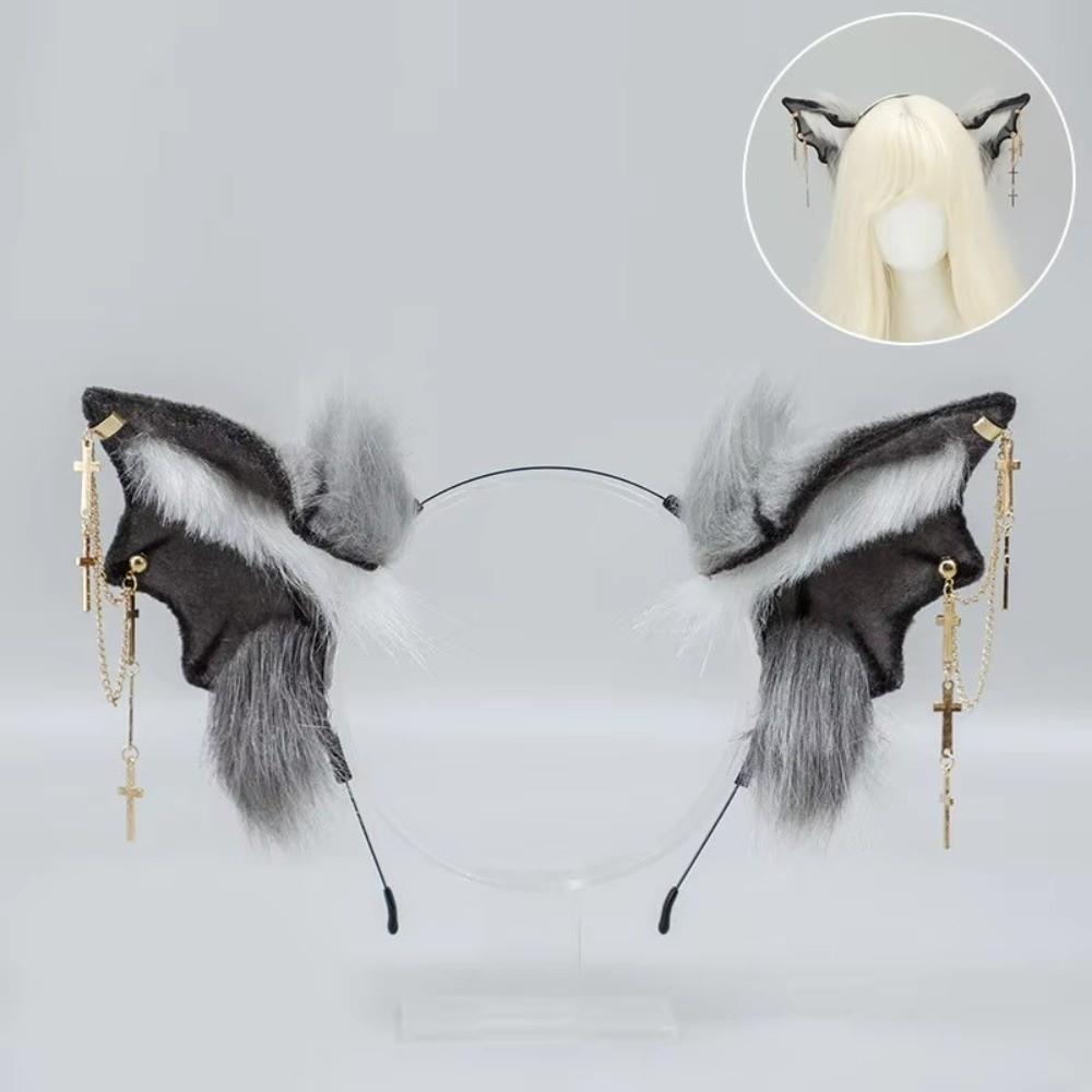 Animal Beast Ears Headband Bat Lolita Ears Headwear Cute Hair Accessories Festival