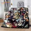 Cartoon Kingdom Hearts Spiele 3D Weiche Flanelldecke für Betten Schlafzimmer Sofa Picknick, Überwurfdecke zum Zudecken im Freien Freizeit Geschenk