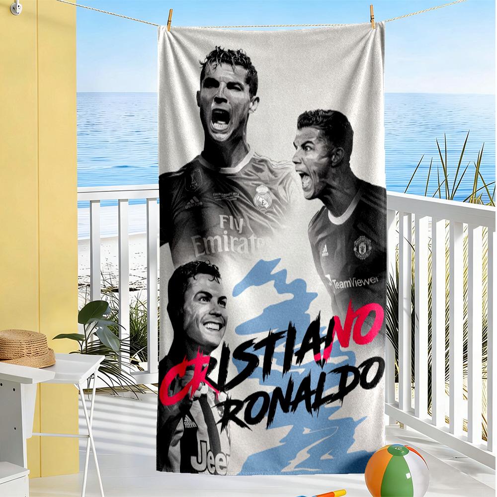 Rise Juventus Beach Towel Quick-Dry Soft Microfiber Comfortable Lightweight Portable for Swimming,Beach,Camping, Travel, Beach Accessories,Gym