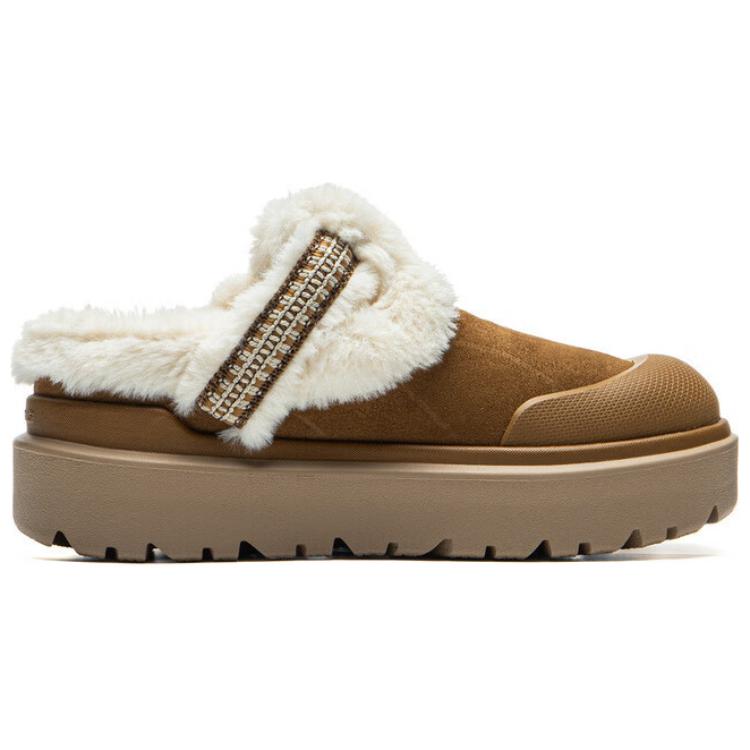 New LiNing Cushioning, Slip Resistant, Abrasion Resistant, Breathable, Thermal Rebound Low Top Casual Shoes Women's Brown AGCU498-2