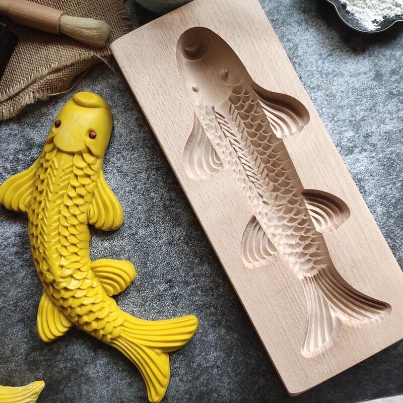 

Large Carp Wooden Mold