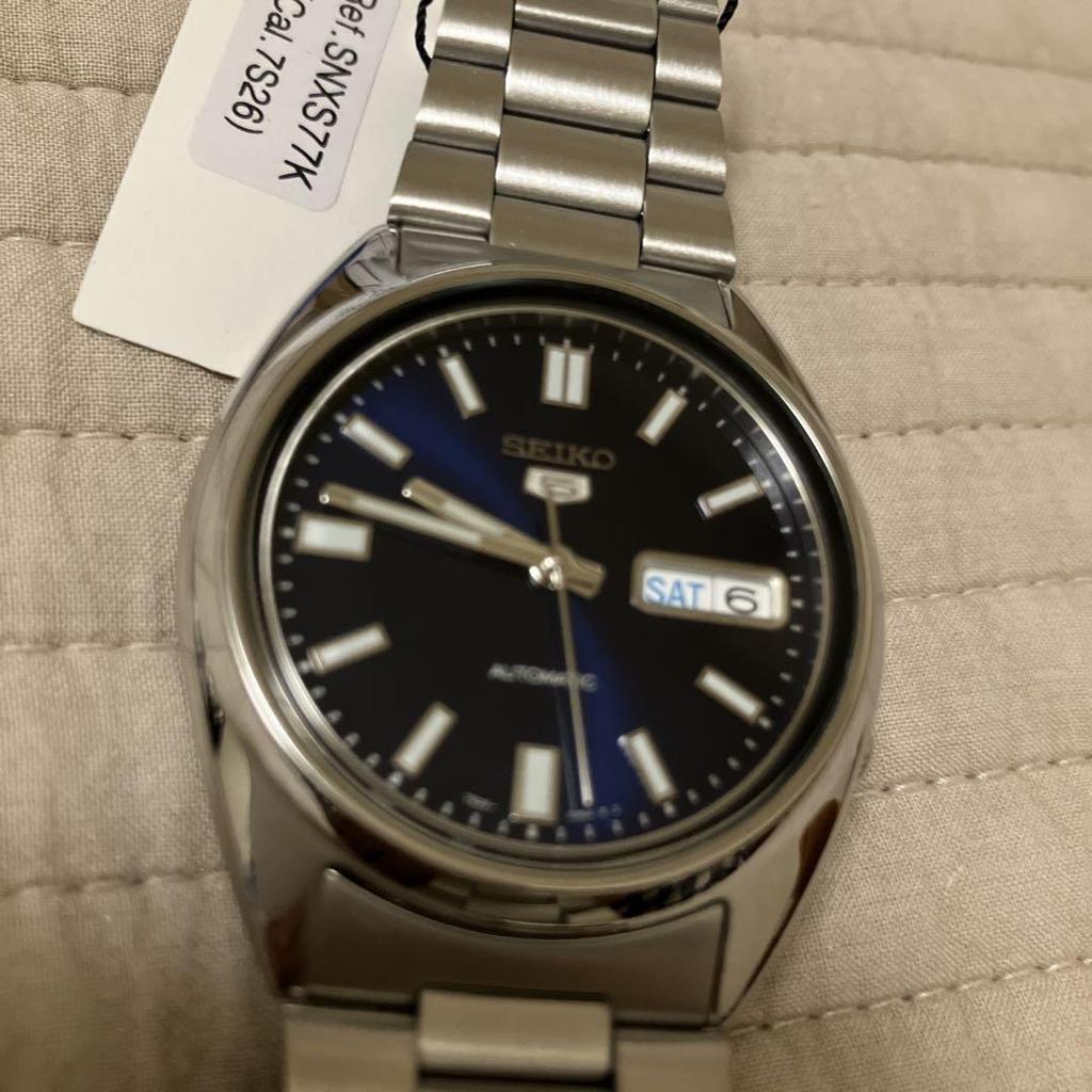 [USED] SEIKO5 SNXS77K1 Navy Blue Automatic