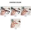 2PCS Anti-blue Light Glasses for Women with Regular Eyeglass Frame Finished Retro Flat Light Frame