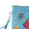 Louis Vuitton X Yayoi Kusama Pochette To-Go Fantasia Cartoni Animati Monogramma Pelle Goffrata Pochette da Uomo Pochette da uomo Blu M81944