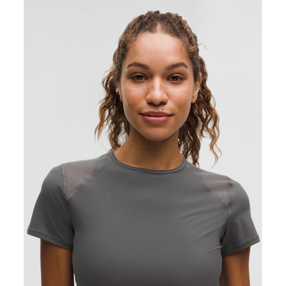 Lululemon Sculpt Short Sleeve Shirt Onyx Grey