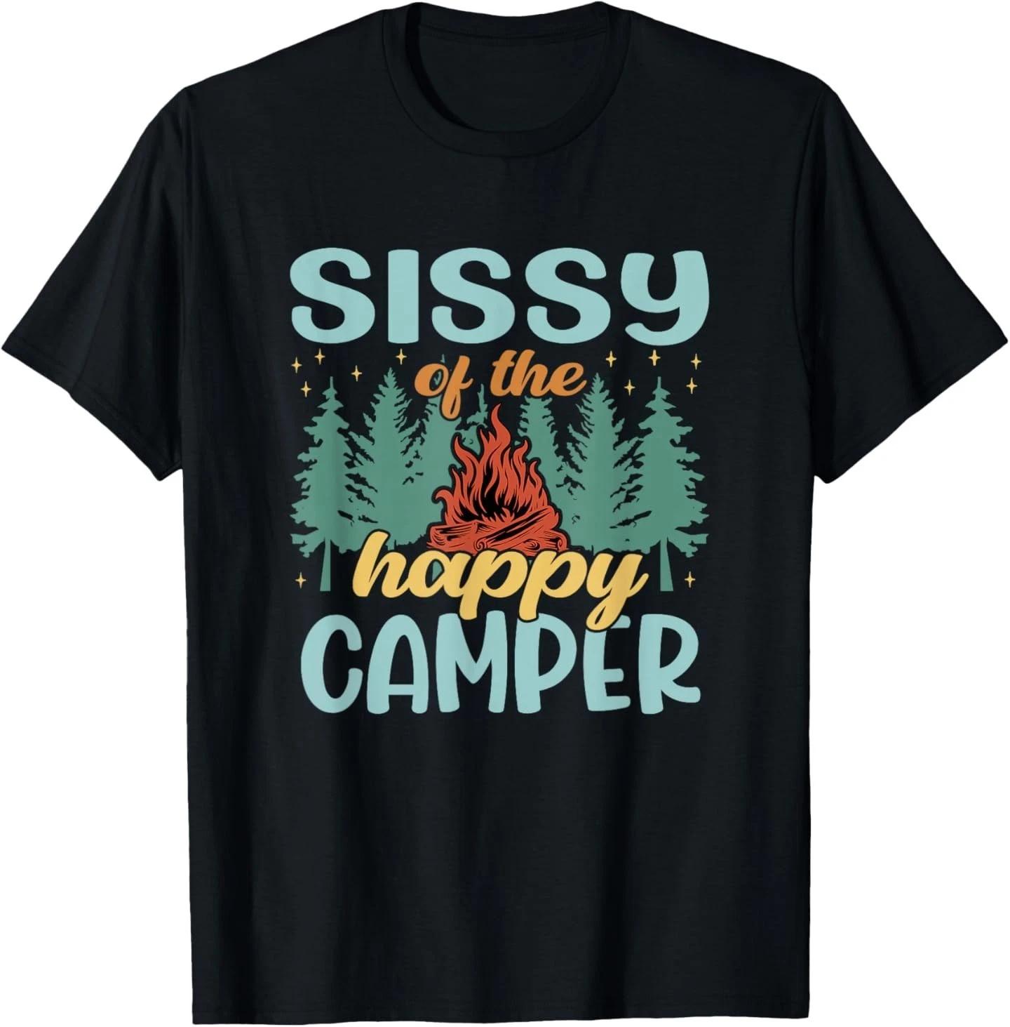 

Sissy of The Happy Camper First Birthday Camping T-Shirt M