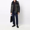 Emporio Armani Loose Fit Crew Neck Long Sleeve Ribbed Knit Sweater Men Sweater Dark-Brown 6K1MXP-1MQYZ-F980