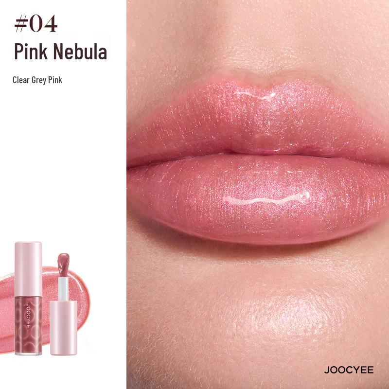 Joocyee Hefe Farbe Feuchtigkeitsspendender Nicht-Klebender Lipgloss & Glanz