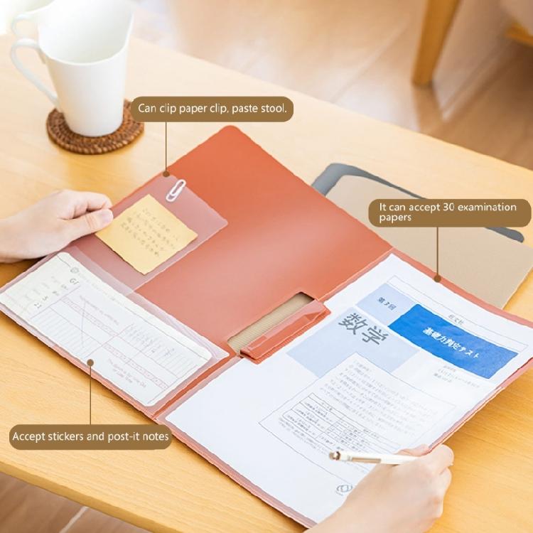 Paper Display Folder with Removable Paper Clamp Presentation Folder for Student