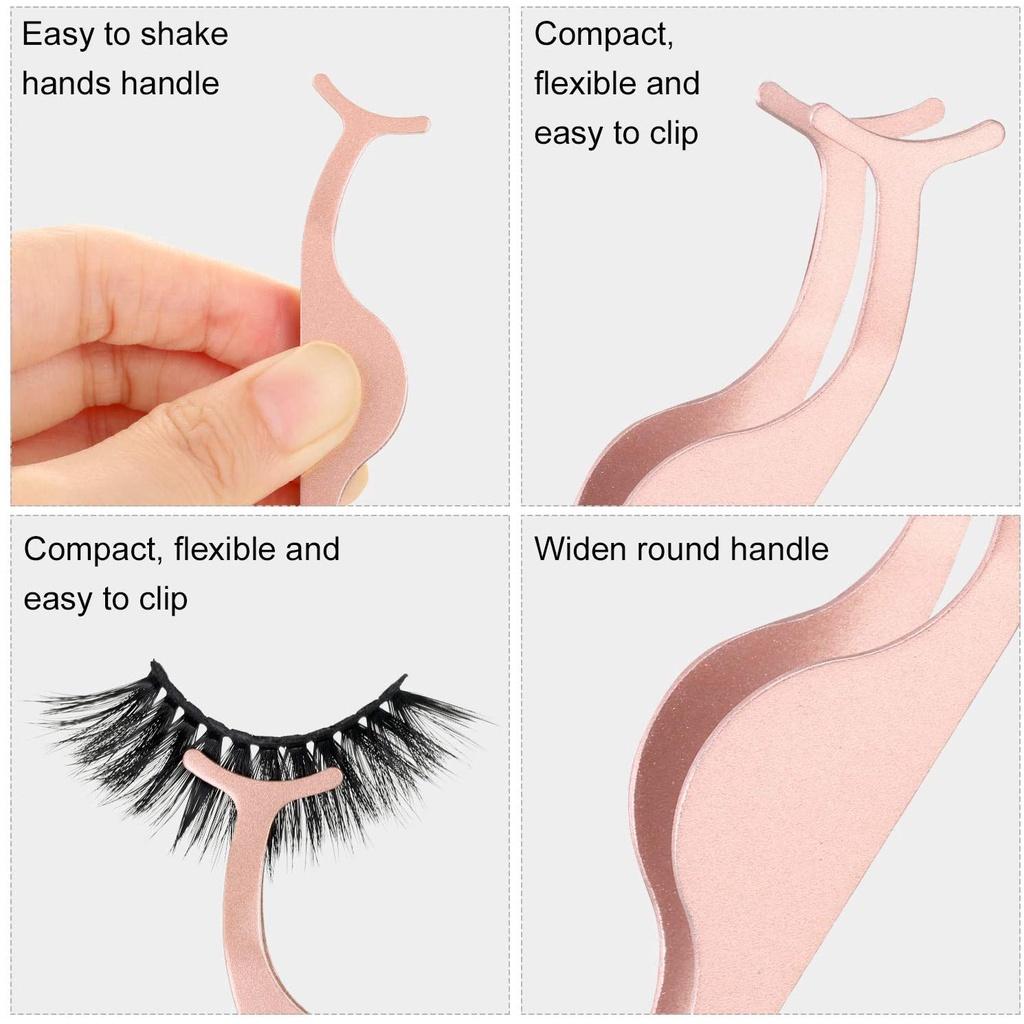 Grafted False Eyelashes Stainless Steel Elbow Forceps