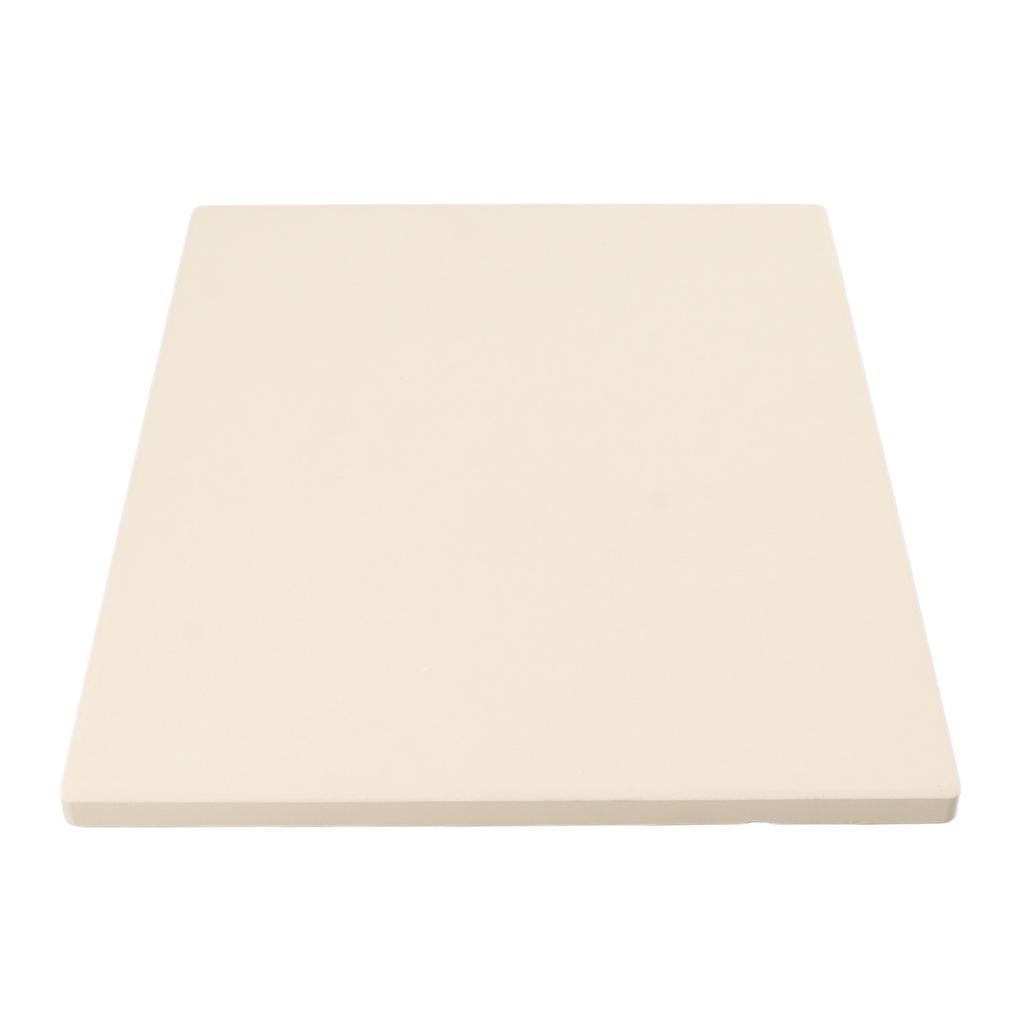 Rectangular Pizza Stone 12x15in Uniform Heat Distribution Easy To Clean Cordierite Baking Stone for