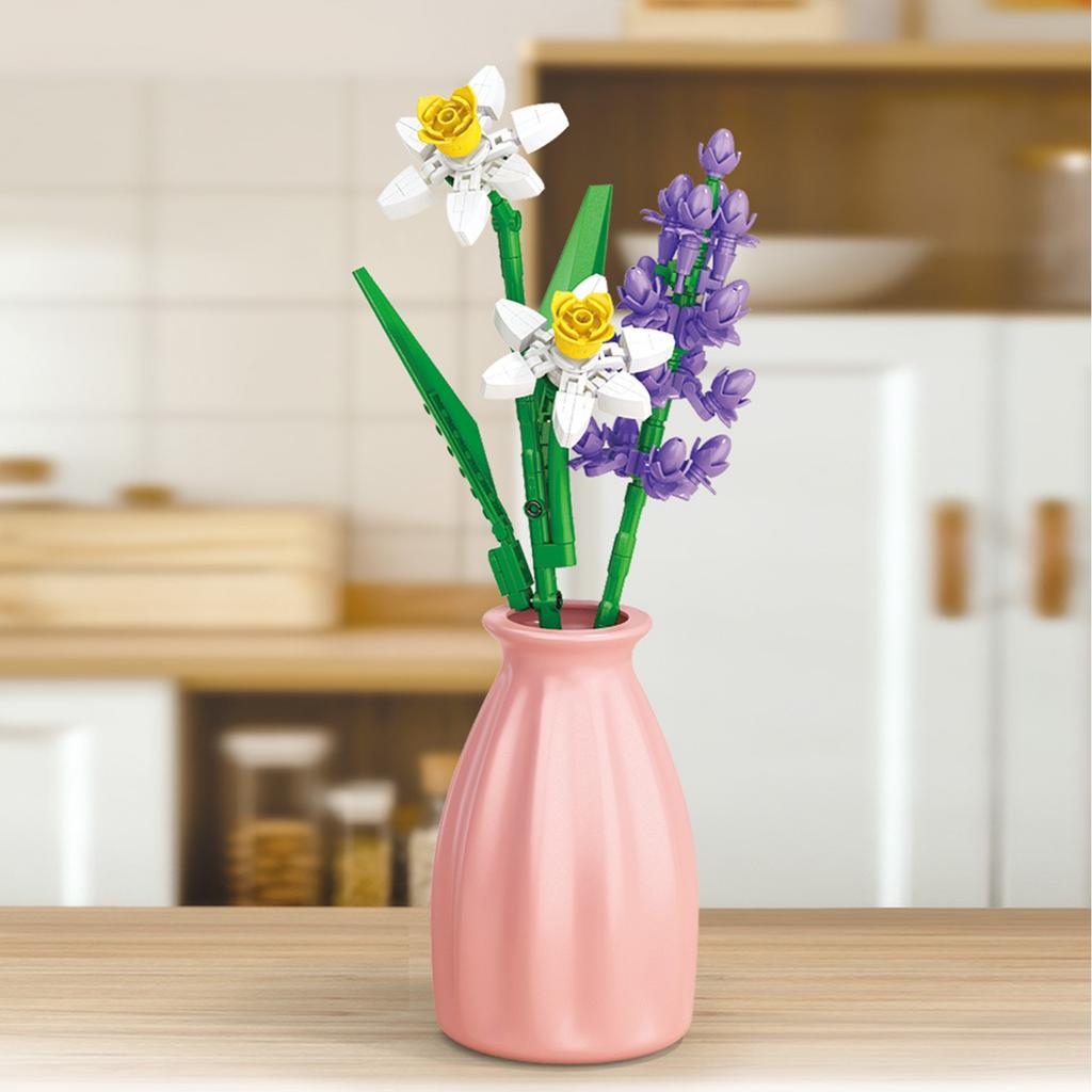 Eternal Flower Rose BuildingBlocks Are A Gift For Boyfriends And Girlfriends And Best Friends, As Well As A Girl'S Toy For Assembly