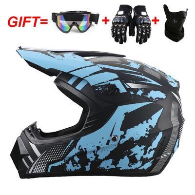 Full Face Mountainbike Helm Downhill Radsport Jugend Erwachsener ABS Sicherheitsausrüstung in 4 Sturmfarben