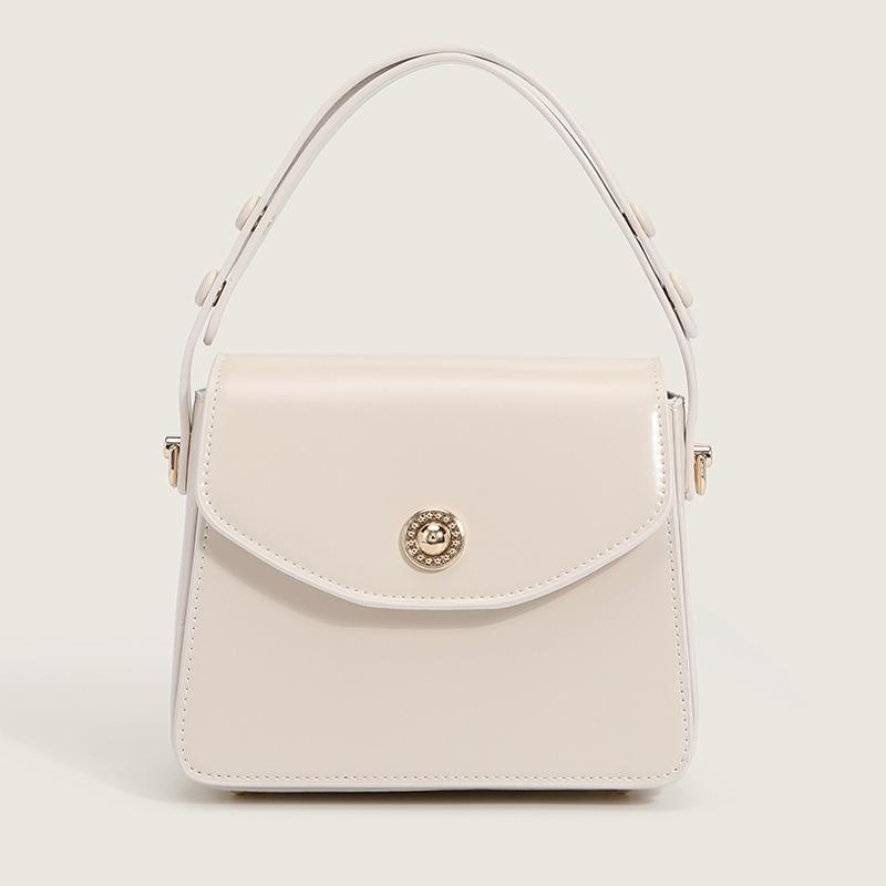 Spring New Trendy Brand Small Square Bag Simple and Versatile Handbag Bridal Bag Shoulder Underarm Bag Crossbody Women's Bag