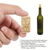 20/100pcs Natural Soft Wood Corks Wooden Wine Bottle Stopper for Wine Making Craft Leakproof Beer Sealing Cork Kitchen DIY Decor