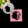 Yuvarlak Dantel Kelebek Daire Metal Kesme Ölür Şablonlar DIY Scrapbooking Albümü Kağıt için Kalıp Kesim