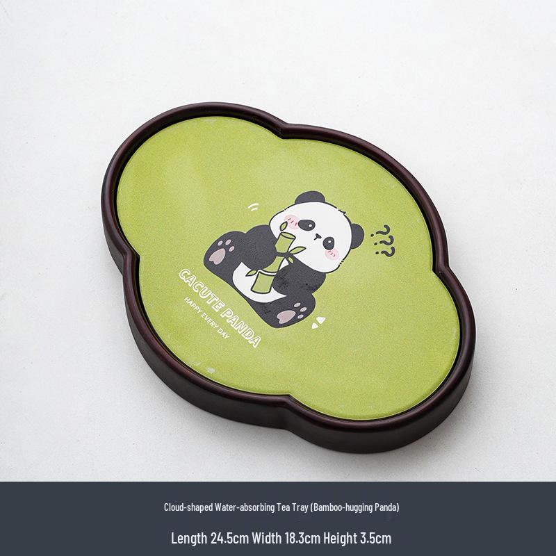 Water Absorbent Tea Tray - Small Chinese Gongfu Tea Set Accessory and Coaster for Tea Ceremony.