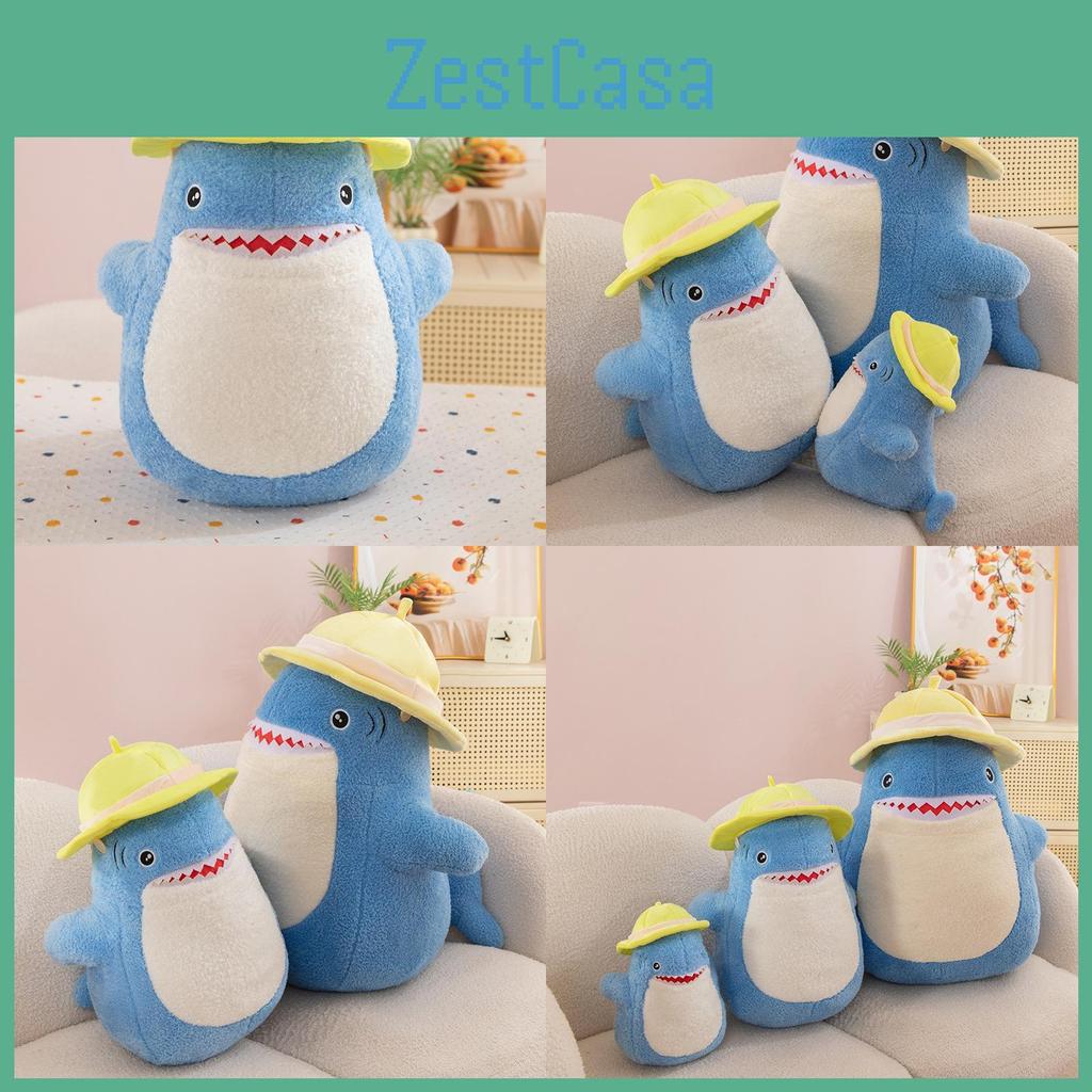 Plush Shark Hat Toy Cute Cartoon Home Decoration Girlfriend Present Birthday