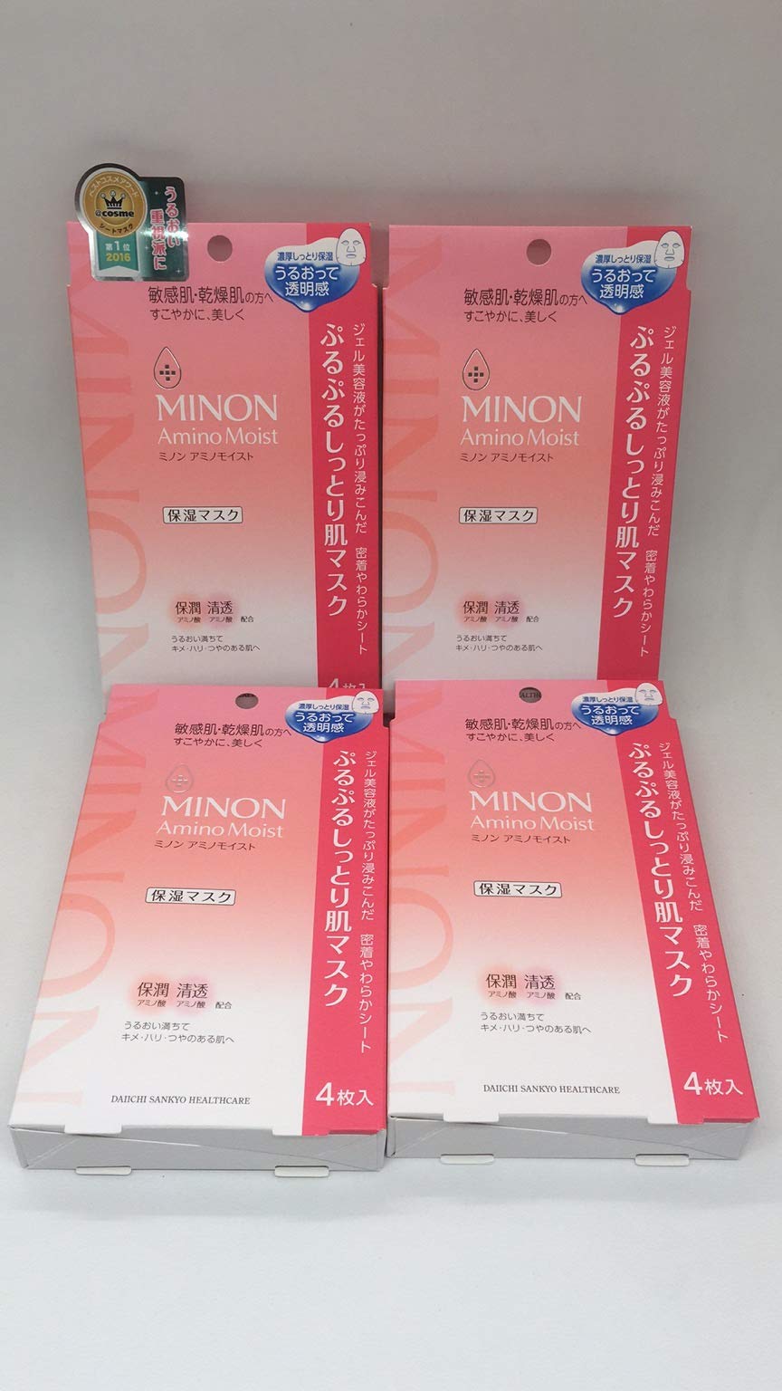 

Маска для увлажнения кожи Value Minon Amino Moist Plump 22 мл x 4 шт. x 4 шт. Great 4-Pack