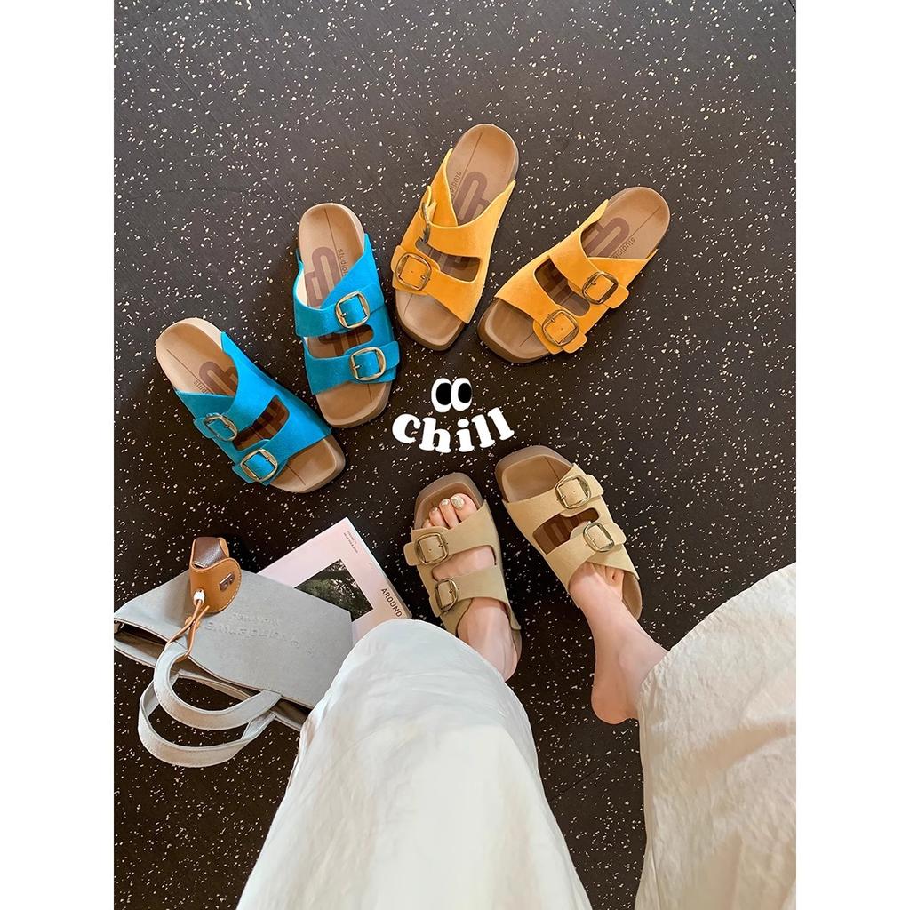 All-inclusive Two-wear Inner Height-increasing Small Potato Lazy Birkenstocks Winter Velvet and Thicker 2025 New Birkenstocks Cotton Shoes