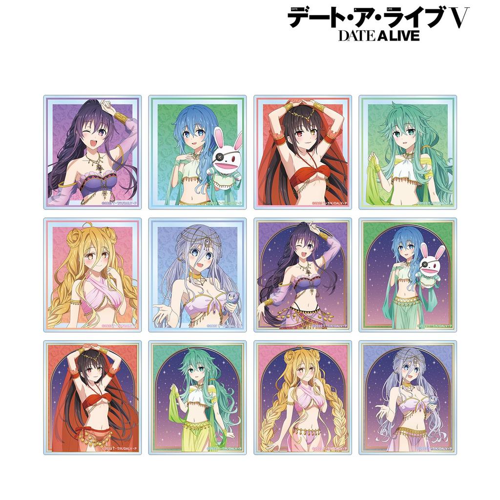A Live Anime Original Illustration Dancer Trading Acrylic Cards Box of 12 "Date V" Ver.