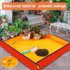Extra Large Potting Mat for Indoor Plants Gardening Waterproof Thickening Soil Mat Replacement Tools and Supplies