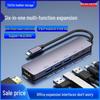 עמדת הרחבה USB-C עם רכזת USB 3.0, מפצל למחשב נייד, טעינה 100W, ממיר HDMI 4K