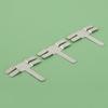 20 Pieces T-shaped Nickel Sheet for Battery Nickel Plated Steel Strip Sheet Improve Work Efficiency Low Resistivity