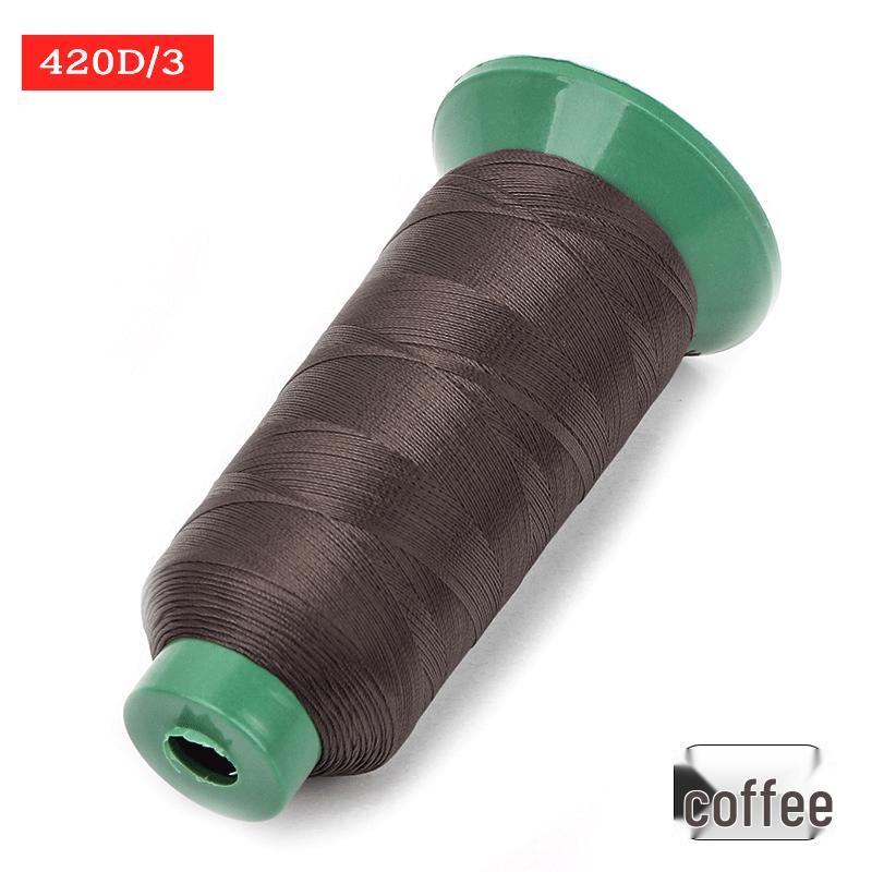 Sewing Machine & Handcraft Thread: High-Strength Mercerized Nylon for Upholstery, Leather, and Jeans