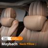 1pc Luxury Car Headrest Pillow - Ultra-Soft Breathable Design with Pressure Relief, Neck Support & Contoured Ergonomic, Fit for Most Vehicles
