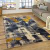 2025 New Style Bohemian Abstract Modern Art Geometry Carpet Rug for Living Room Bedroom Home Sofa Decoration,Non-slip Floor Mat