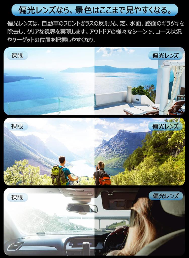 by Road Cyclist Yukiya Polarized Sports Sunglasses with 5 Interchangeable Lenses and 2 UV400 for and Baseball [Rilobi] Recommended Arashiro Frames,