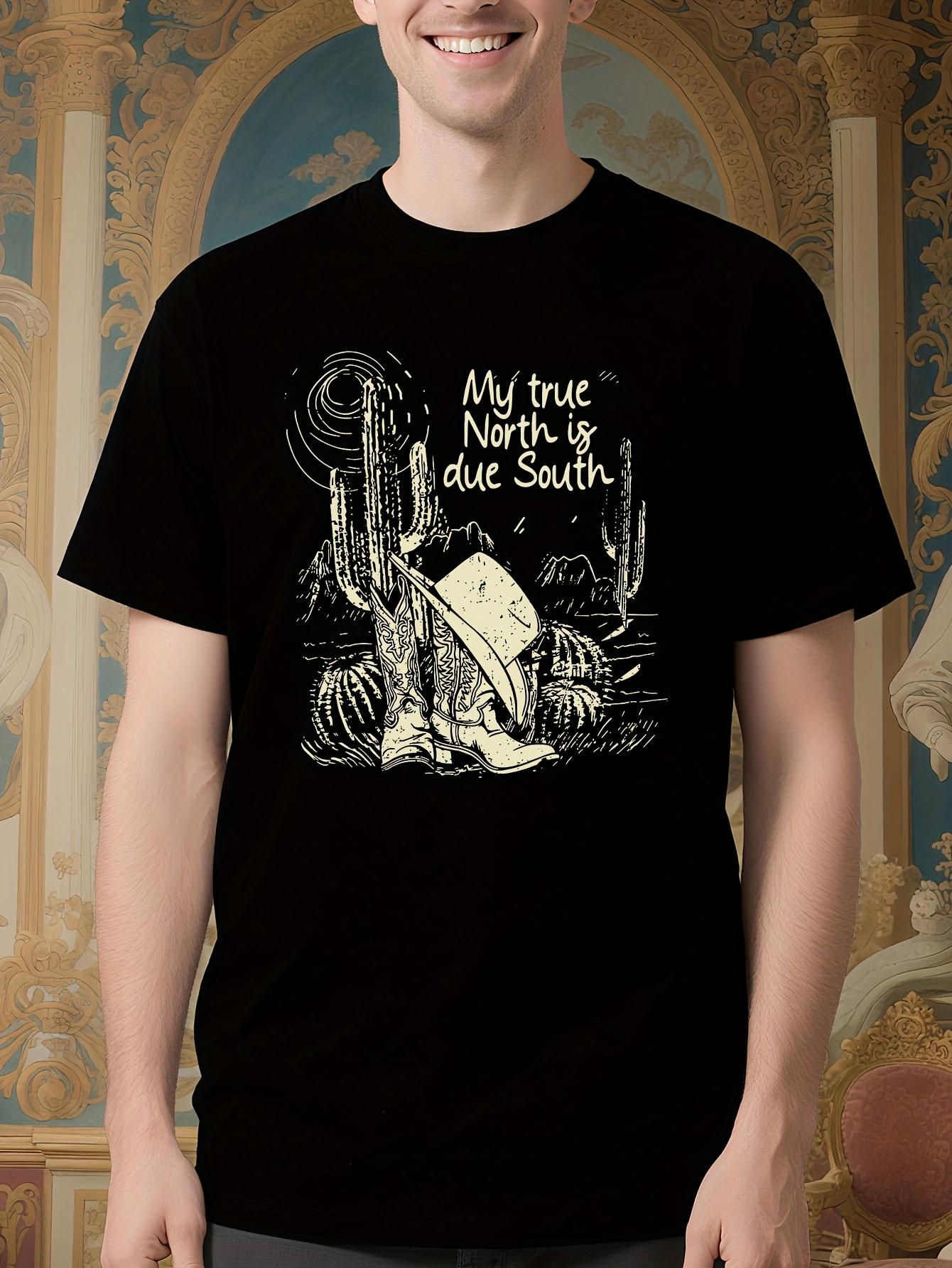 Western Desert Graphic Tee - Black Cowboy Boots and Hat D... XXXL