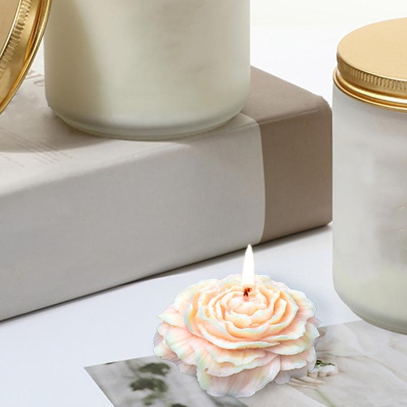 Stereo Peony Mold Resin Epoxy Crafts DIY Ornament Jewelry Candle Making Tool