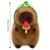 Fluffy Capybara Plush Doll Watermelon Capybara Stuffed Doll Funny Capybara Plush Toy  Room Decor
