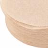 100 PCS Set Unbleached Paper Coffee Filter Paper Odorless Dia. 68mm Replacement Filter Round Shape Dia. 60mm
