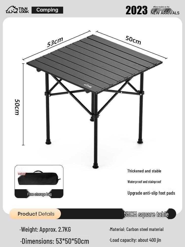 Portable Ultra-Light Folding Camping Chair with Backrest and Storage