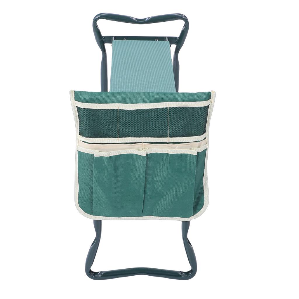 Folding Garden Kneeler Seat Multifunctional Comfortable Garden Kneeling Bench with Tool Bag for Outdoor Gardening