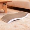 Eco Friendly Cat Scratcher Scratching Post No-Shedding High-Density Corrugated Paper Scratch Toy Wave Shape Design Household Reusable Pad