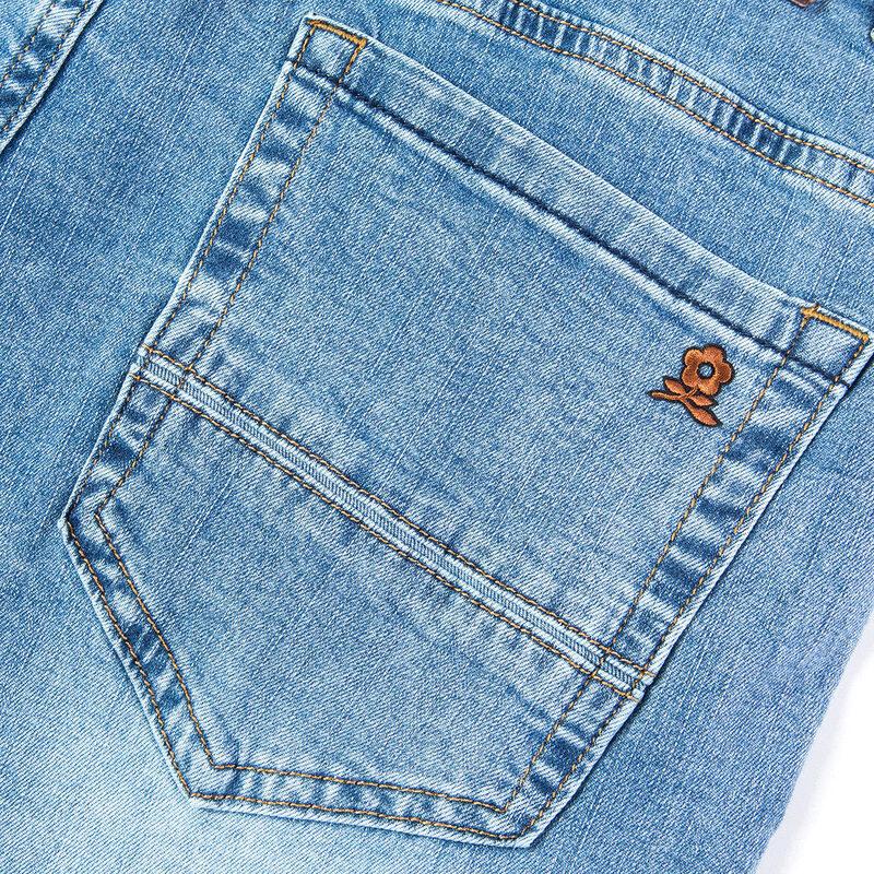 MONTAGUT Men's Cotton Stretch Straight-Fit Jeans