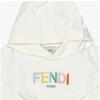 Fendi Logo Cropped Kids Hoodie Jfh153 5v0 F0tu9
