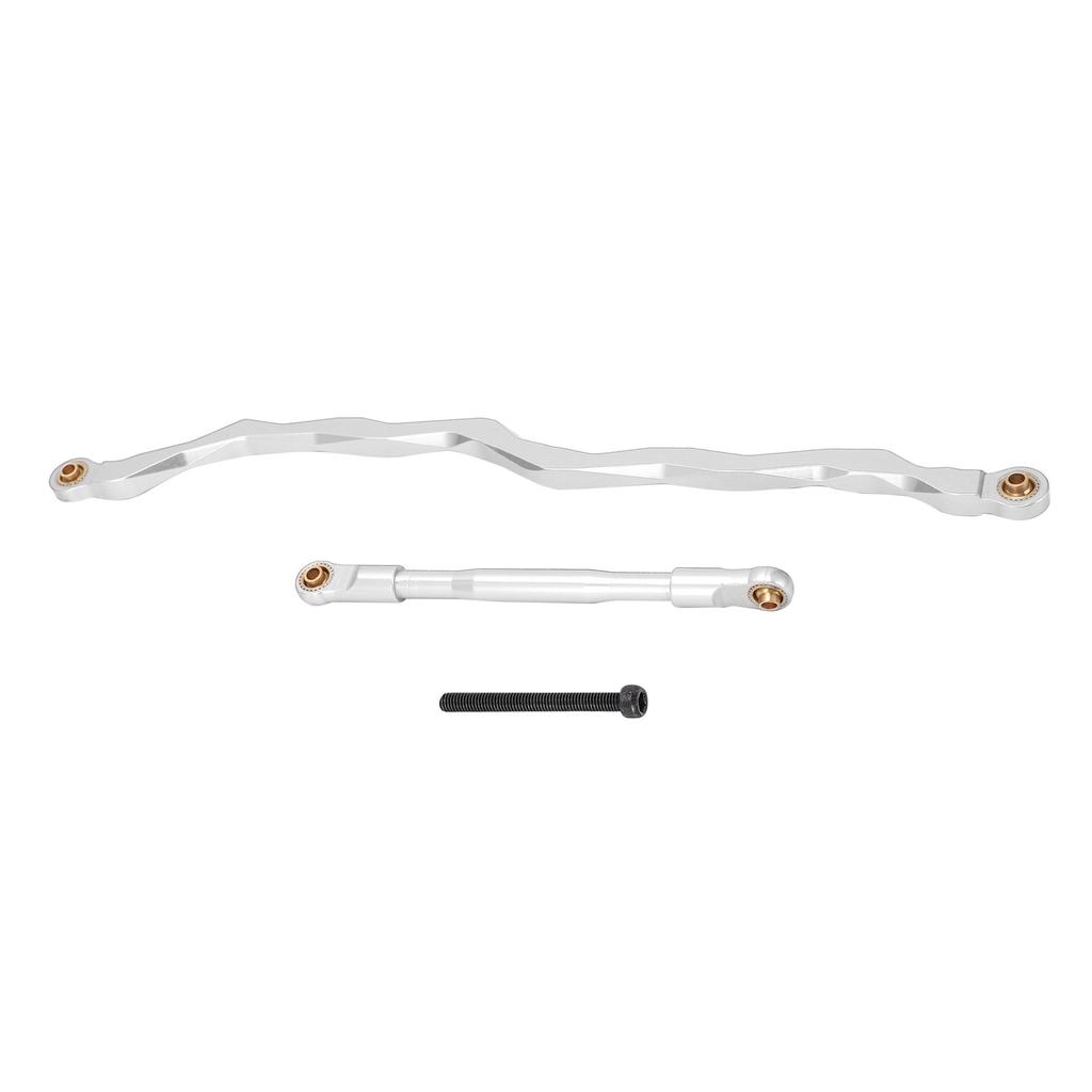1 10 RC Steering Links Rod Aluminum Alloy Crawler Car Pull Tie Rod for Axial RBX10