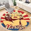 1pc Marilyn Iconic Icon Office Round Area Rug, Under Office Chairs Bedroom Living Room Home Decor a1022331