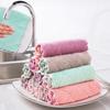 1/3Pcs Kitchen Dish Towels Dish Cloths Absorbent Kitchen Towels Coral Velvet Dishcloths Nonstick Oil Fast Drying Washcloths